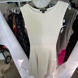 Textured Cream Dress